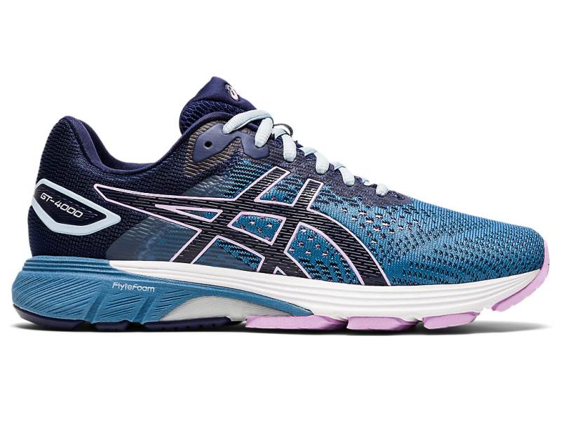 Dámské Běžecké Boty Asics GT-4000 2 Wide Tmavě Blankyt 23197LFYX